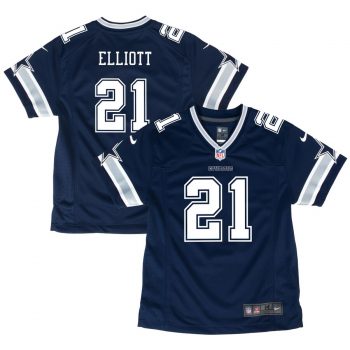 Ezekiel Elliott Dallas Cowboys Nike Youth Game Jersey - Navy