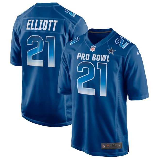 Ezekiel Elliott NFC Nike 2019 Pro Bowl Game Jersey – Royal