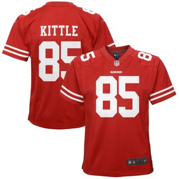 George Kittle San Francisco 49ers Nike Youth Game Jersey – Scarlet