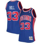 Grant Hill Detroit Pistons Mitchell & Ness 1995-96 Hardwood Classics Swingman Jersey - Blue