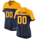 Green Bay Packers Nike Women's Custom Throwback Jersey - Navy