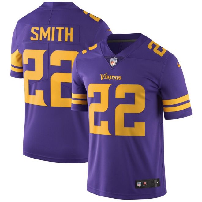 Harrison Smith Minnesota Vikings Nike Vapor Untouchable Color Rush Limited Player Jersey - Purple