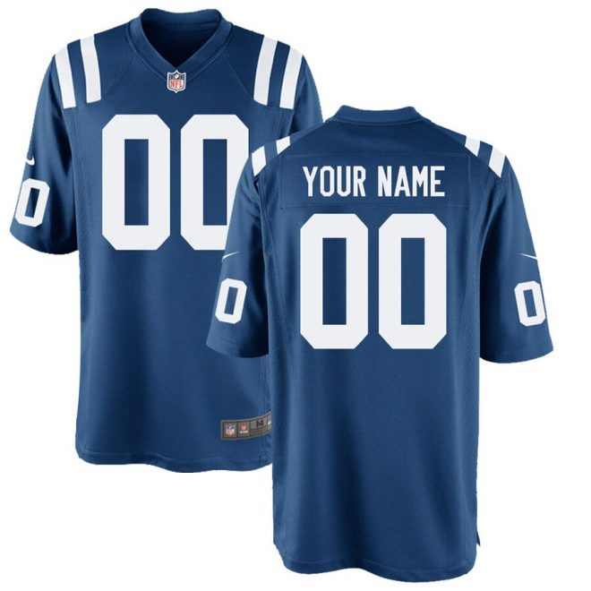 Indianapolis Colts Nike Youth Custom Game Jersey - Royal