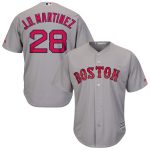 J.D. Martinez Boston Red Sox Majestic Road Official Cool Base Player Jersey - Gray