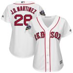 J.D. Martinez Boston Red Sox Majestic Women's 2018 World Series Cool Base Player Jersey – White