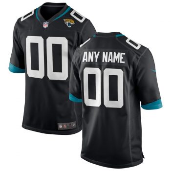 Jacksonville Jaguars Nike Custom Team Color Game Jersey – Black