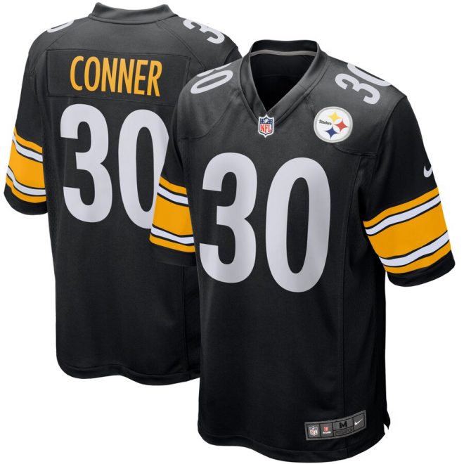 James Conner Pittsburgh Steelers Nike Youth Game Jersey - Black