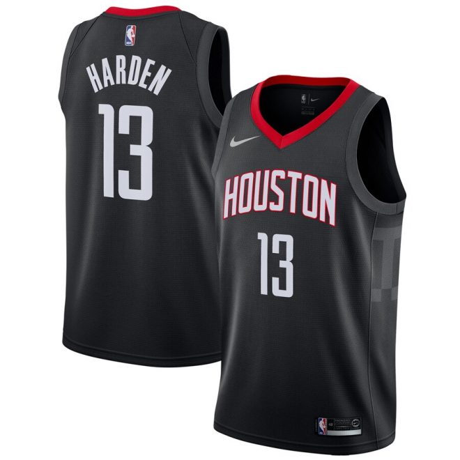 James Harden Houston Rockets Nike Swingman Jersey - Statement Edition – Black