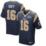 Jared Goff Los Angeles Rams Nike Super Bowl LIII Bound Game Jersey – Navy