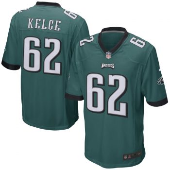 Jason Kelce Philadelphia Eagles Nike Game Jersey - Midnight Green