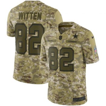 Jason Witten Dallas Cowboys Nike Salute to Service Limited Jersey – Camo