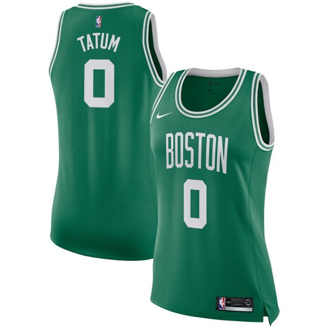 Jayson Tatum Boston Celtics Nike Women's Swingman Jersey - Kelly Green - Icon Edition