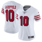 Jimmy Garoppolo San Francisco 49ers Nike Women's Color Rush Vapor Untouchable Limited Player Jersey – White