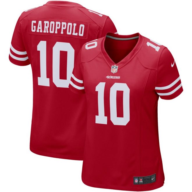 Jimmy Garoppolo San Francisco 49ers Nike Women's Game Jersey – Scarlet