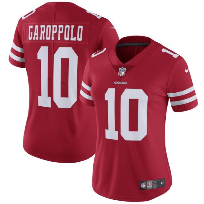 Jimmy Garoppolo San Francisco 49ers Nike Women's Vapor Untouchable Limited Jersey – Scarlet