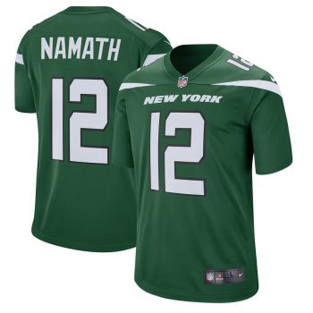 Joe Namath New York Jets Nike Retired Player Game Jersey – Gotham Green