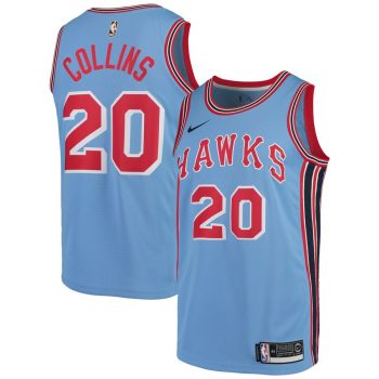 John Collins Atlanta Hawks Nike Hardwood Classics Swingman Jersey – Blue