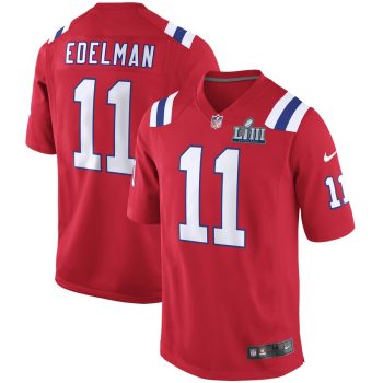 Julian Edelman New England Patriots Nike Super Bowl LIII Bound Alternate Game Jersey – Red