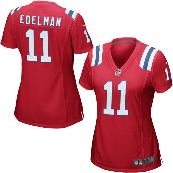 Julian Edelman New England Patriots Nike Women's Game Jersey - Red