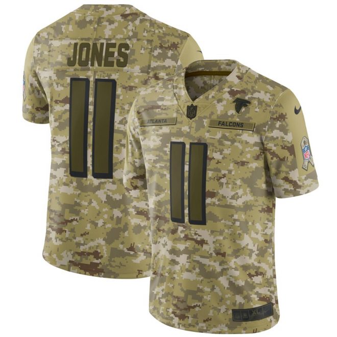 Julio Jones Atlanta Falcons Nike Salute to Service Limited Jersey – Camo