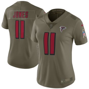 Julio Jones Atlanta Falcons Nike Women's Salute to Service Limited Jersey - Olive