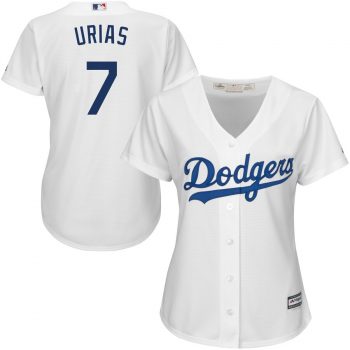 Julio Urias Los Angeles Dodgers Majestic Women's Home Cool Base Player Jersey - White