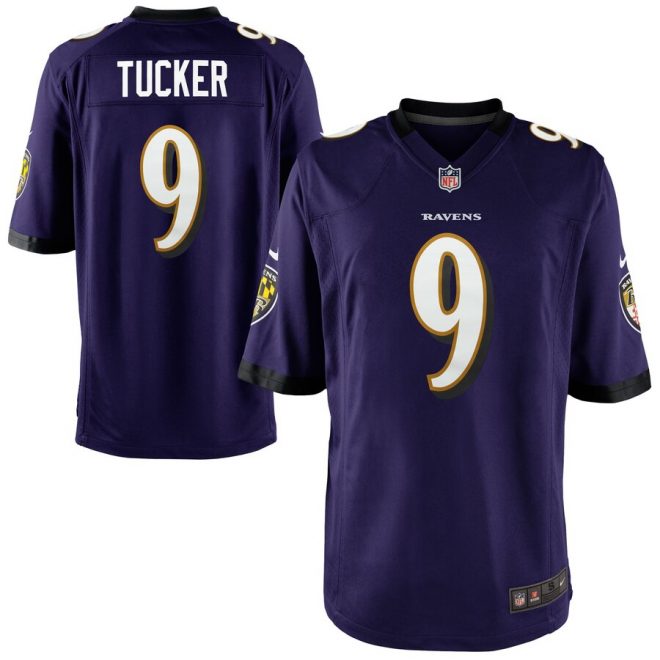 Justin Tucker Baltimore Ravens Nike Game Jersey - Purple