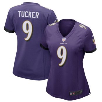 Justin Tucker Baltimore Ravens Nike Women's Game Jersey - Purple