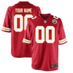Kansas City Chiefs Nike Custom Game Jersey - Red