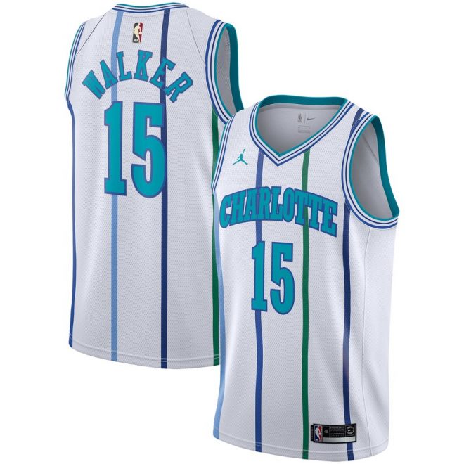 Kemba Walker Charlotte Hornets Nike Hardwood Classics Swingman Jersey – White