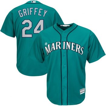 Ken Griffey Jr. Seattle Mariners Majestic Cool Base Player Jersey - Northwest Green