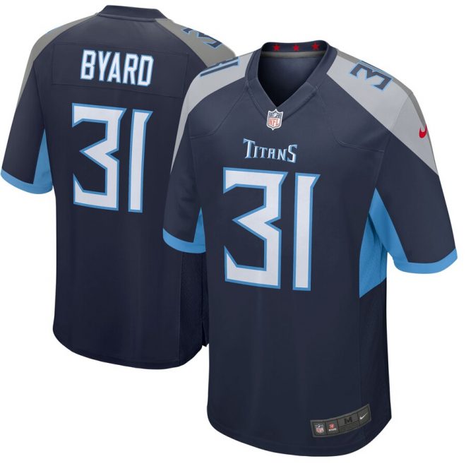 Kevin Byard Tennessee Titans Nike New 2018 Game Jersey – Navy