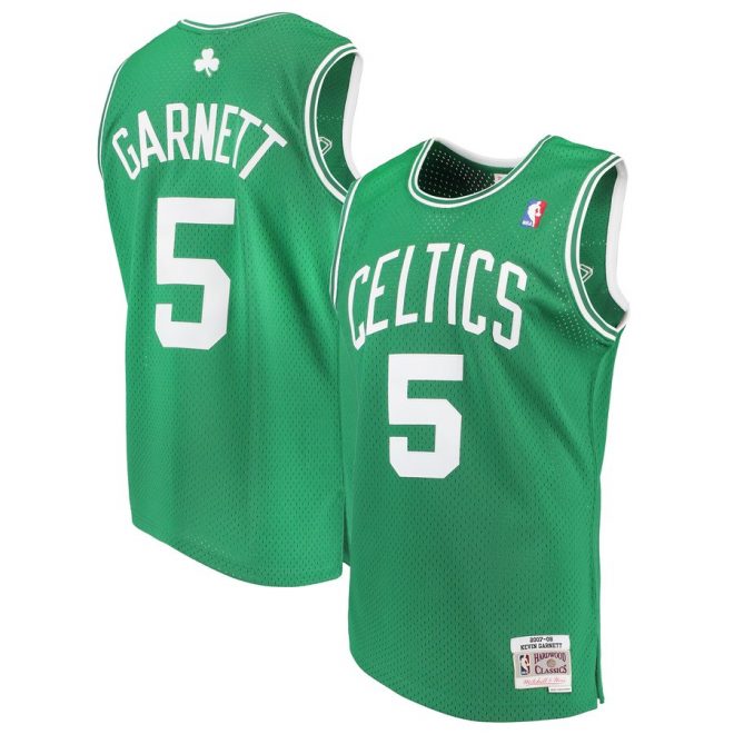 Kevin Garnett Boston Celtics Mitchell & Ness 2007-08 Hardwood Classics Swingman Jersey – Kelly Green