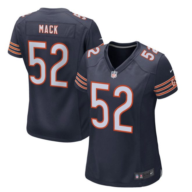 Khalil Mack Chicago Bears Nike Women's Game Jersey – Navy