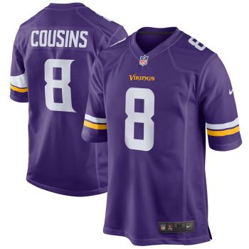 Kirk Cousins Minnesota Vikings Nike Youth Game Jersey – Purple