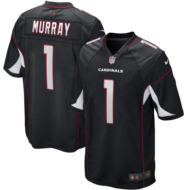 Kyler Murray Arizona Cardinals Nike 2019 NFL Draft First Round Pick Game Jersey – Black