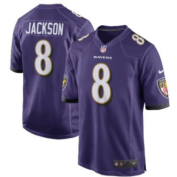 Lamar Jackson Baltimore Ravens Nike Game Jersey – Purple