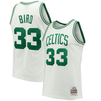 Larry Bird Boston Celtics Mitchell & Ness 1985-86 Hardwood Classics Swingman Jersey - White