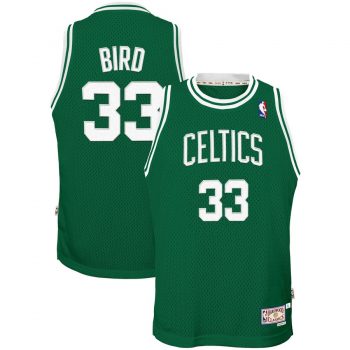 Larry Bird Boston Celtics Mitchell & Ness Youth Hardwood Classics Swingman Throwback Jersey – Kelly Green