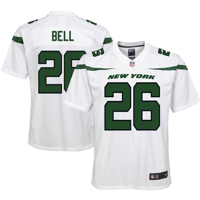 Le'Veon Bell New York Jets Nike Youth Game Jersey – Spotlight White
