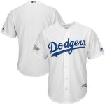 Los Angeles Dodgers Majestic 2017 Postseason Cool Base Team Jersey – White