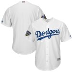 Los Angeles Dodgers Majestic 2018 World Series Cool Base Team Jersey – White