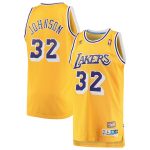 Magic Johnson Los Angeles Lakers adidas Hardwood Classics Soul Swingman Throwback Jersey - Gold