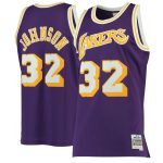 Magic Johnson Los Angeles Lakers Mitchell & Ness 1984-85 Hardwood Classics Swingman Jersey - Purple