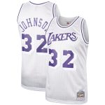 Magic Johnson Los Angeles Lakers Mitchell & Ness Hardwood Classics Platinum Swingman Jersey