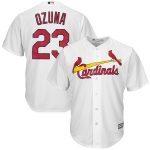 Marcell Ozuna St. Louis Cardinals Majestic Official Cool Base Player Jersey – White