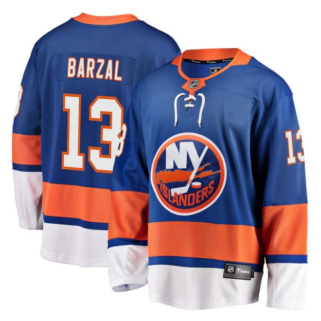 Mathew Barzal New York Islanders Fanatics Branded Home Premier Breakaway Player Jersey – Royal