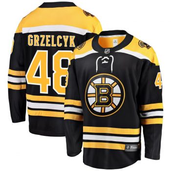 Matt Grzelcyk Boston Bruins Fanatics Branded Home Breakaway Player Jersey – Black