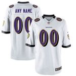 Nike Men's Baltimore Ravens Customized White Game Jersey