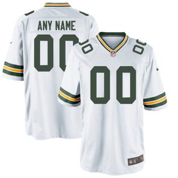 Nike Men's Green Bay Packers Customized White Game Jersey